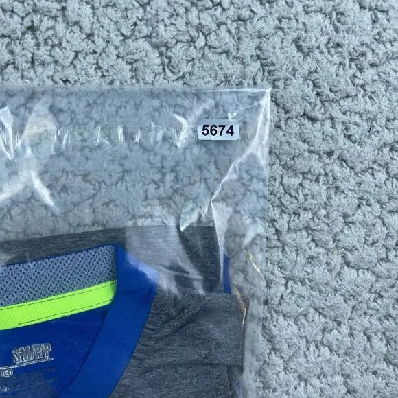 Under Armour Baseball Jersey Shirt Mens Small Fitted Blue Long Sleeve - Picture 9 of 9